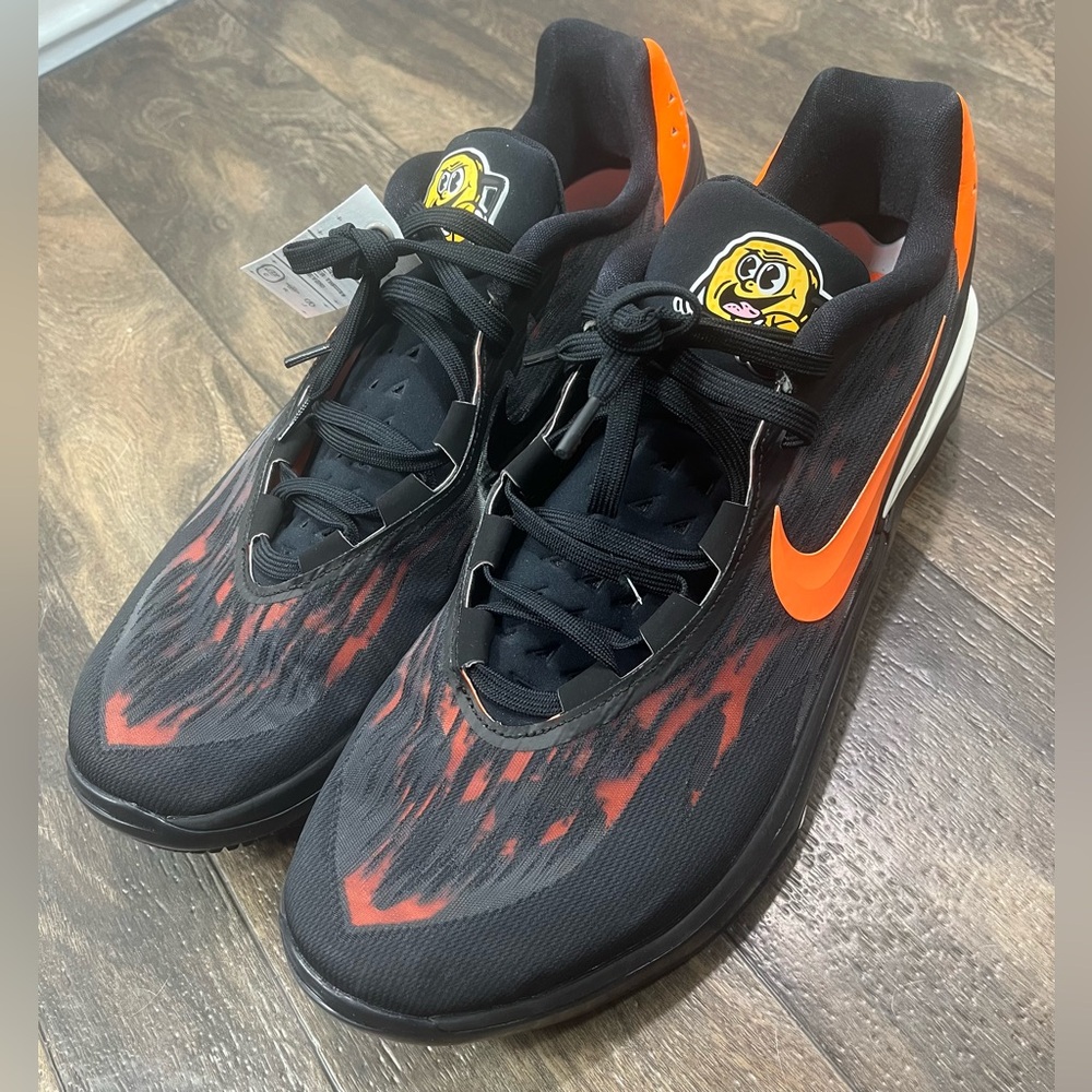 Brand New Nike Men’s Air Zoom GT Cut 2 Nike University Black Orange White, Sz 17